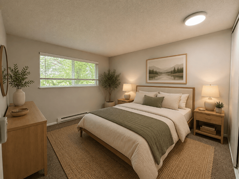 Floor plan for 2 beds, 1 bath, 792 sqft